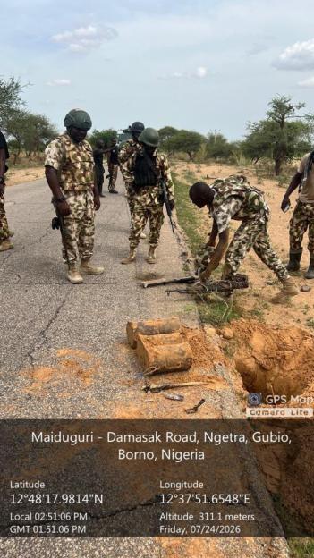Troops Prevent Potential Terrorist Attack, Seize IED in Borno