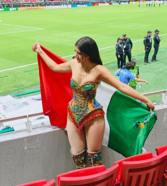 Viral Sensation: Mexico Fan Turns Heads with Wild Outfit During Epic World Cup Victory Against South Korea!