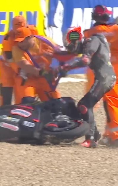 Marco Bezzecchi Faces Suspension After Disturbing Incident with Marshal at Czech MotoGP