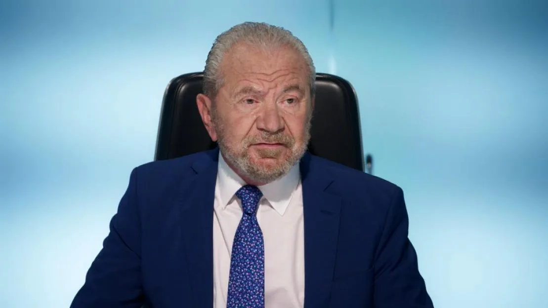 Lord Sugar in the boardroom on The Apprentice.