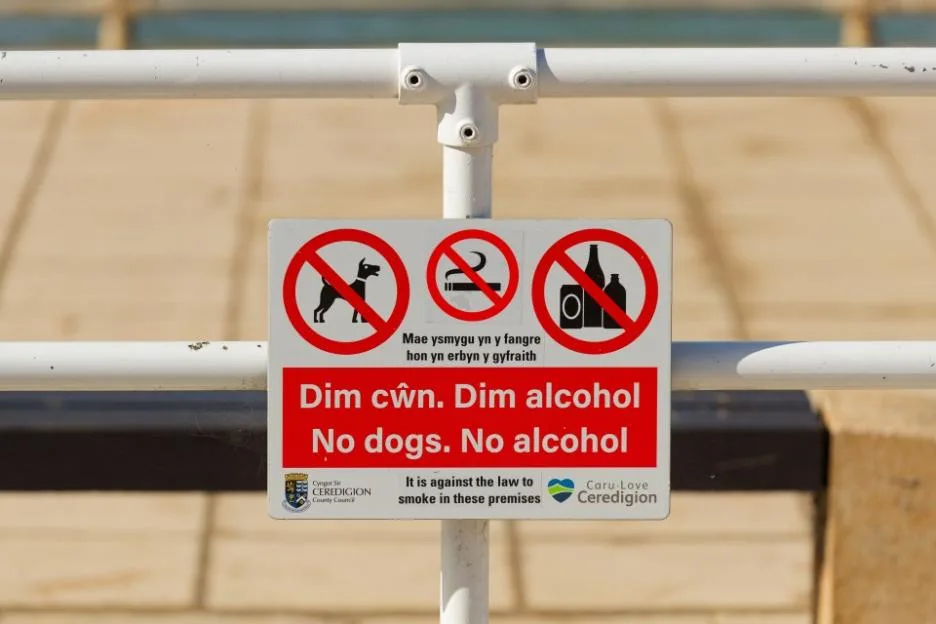 Ceredigion Council has banned alcohol consumption in public in Aberystwyth, Wales, UK