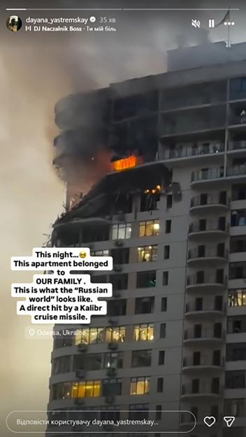 Yastremska's appartment attack