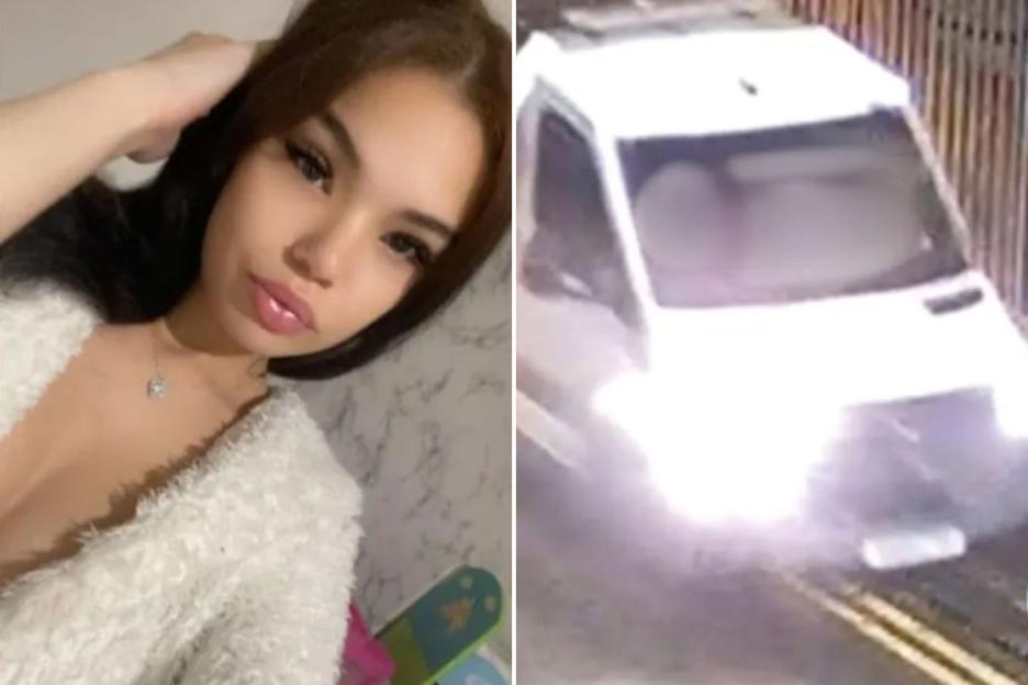 CCTV Captures Van Plowing onto Sidewalk Where 19-Year-Old Woman Was 