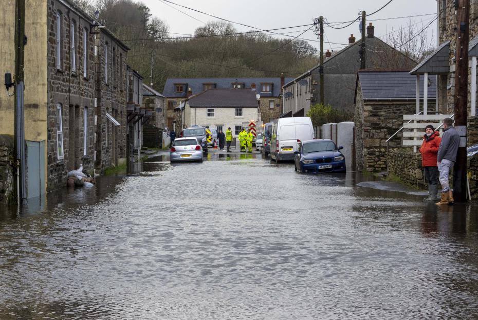 Storm Chandra Brings High Winds And Flooding To The South West And Northern Ireland