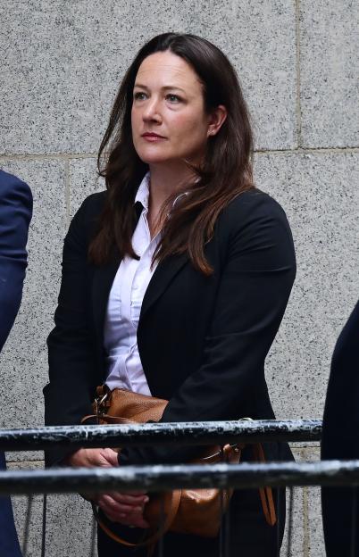 Claire Freemantle at her plea and trial preparation hearing at The Old Bailey.