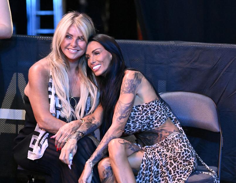 Katie Price and Claire Powell at The Hair and Beauty Awards.