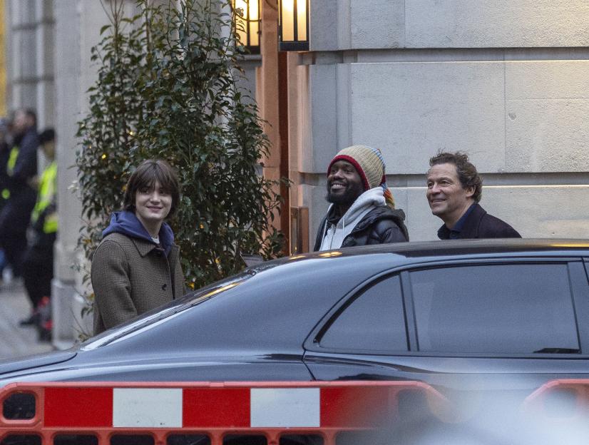 EXCLUSIVE: ** PREMIUM EXCLUSIVE ** * MUST CALL FOR PRICING * Dominic West Spotted Filming In Central London For Upcoming HBO Series War - 01 Dec 2025