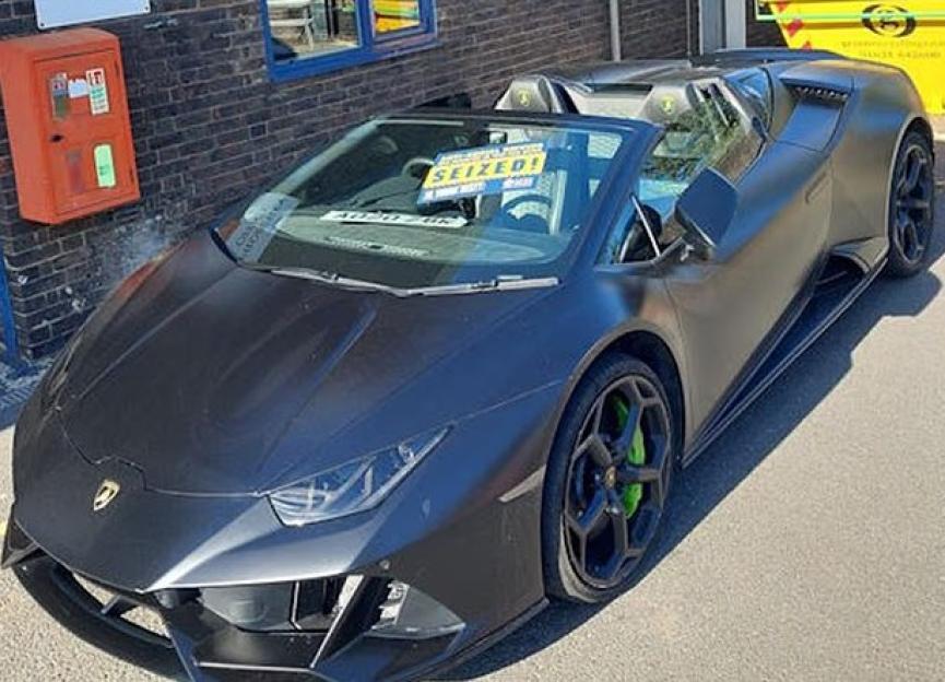 Lamborghini Worth £240K Taken by Police After 'Idiot Driver' Speeds at 80mph in a 30mph Zone
