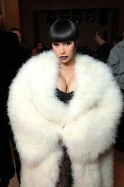 Cardi B attending the Gucci The Store Show during Milan Fashion Week.