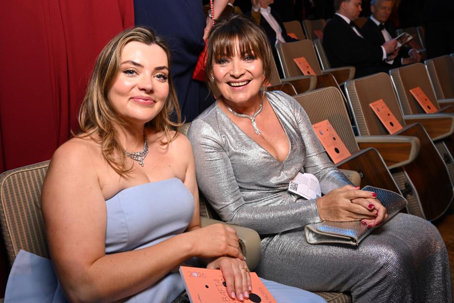 Rosie Smith and Lorraine Kelly attend the 2026 BAFTA Television Awards.