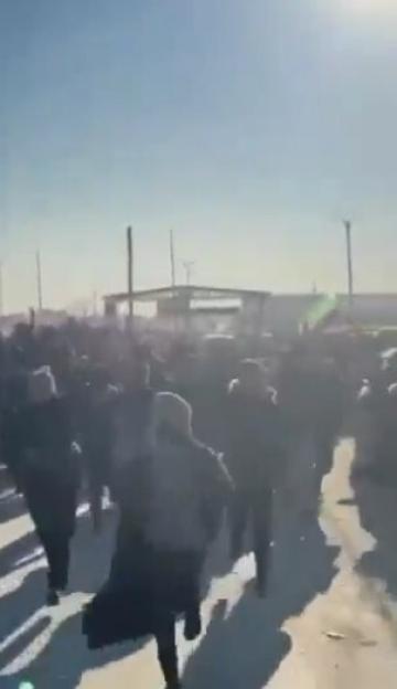 Rioters in an ISIS camp.