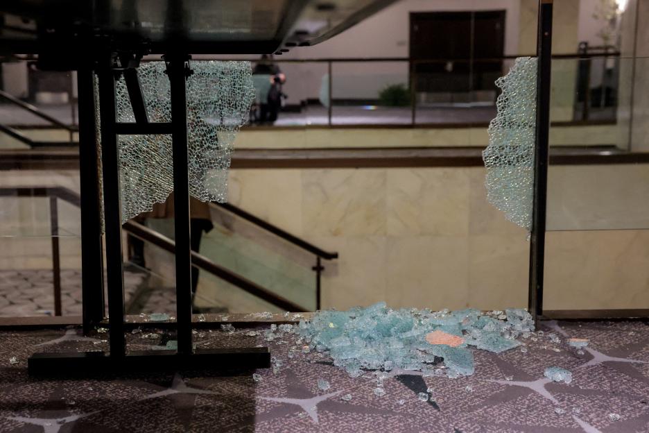 Aftermath of a shooting incident at the annual White House Correspondents' Association dinner