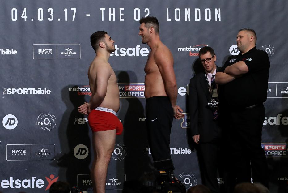 David Haye v Tony Bellew Weigh-In - The O2