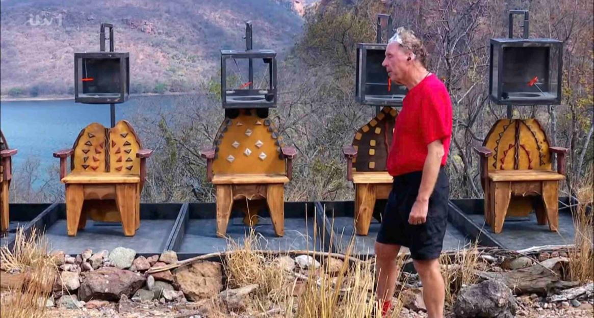 Harry Redknapp doing his final trial on I'm A Celebrity… Get Me Out Of Here! South Africa.