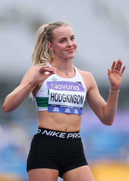 Keely Hodgkinson at the UK Athletics Championships.