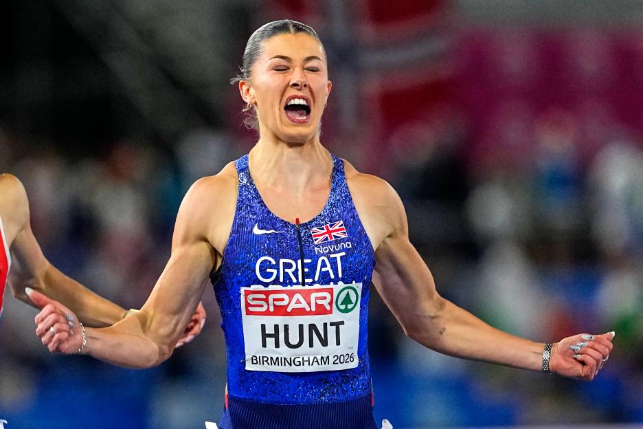 Amy Hunt, the 'Track Goddess,' Turns Premonition into Reality with 100m European Gold for Great Britain in Birmingham