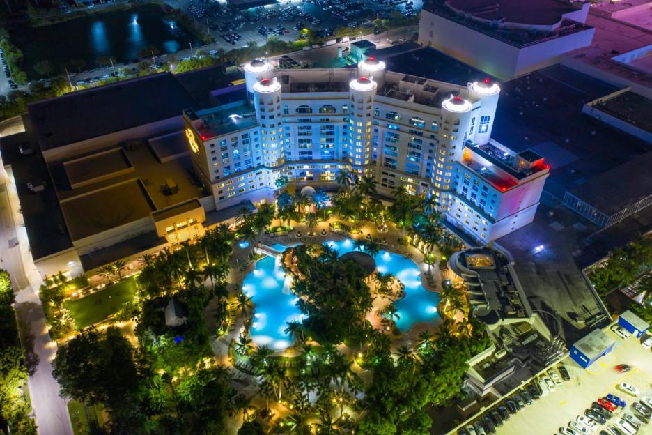 Five Injured When Metal Cabana Frame Collapses onto Pool Goers at Hard Rock Hotel & Casino
