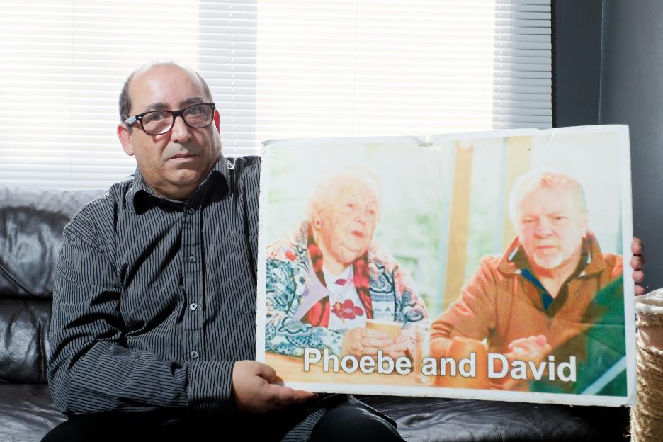 Michael O'Brien, photographed near his home in Aberdare, Wales, UK