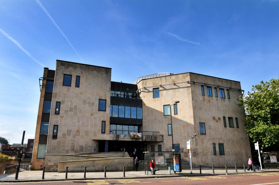 The exterior of the Bolton Crown and County Court building.