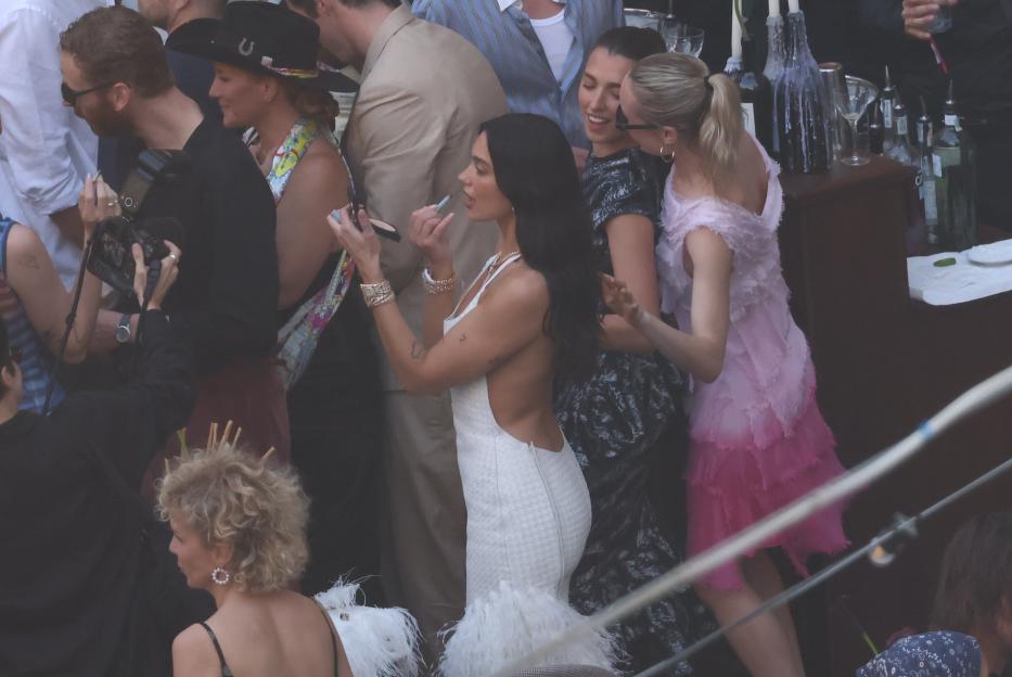 Dua Lipa and Callum Turner are celebrating their wedding in Palazzo Valguarnera Gangi this evening