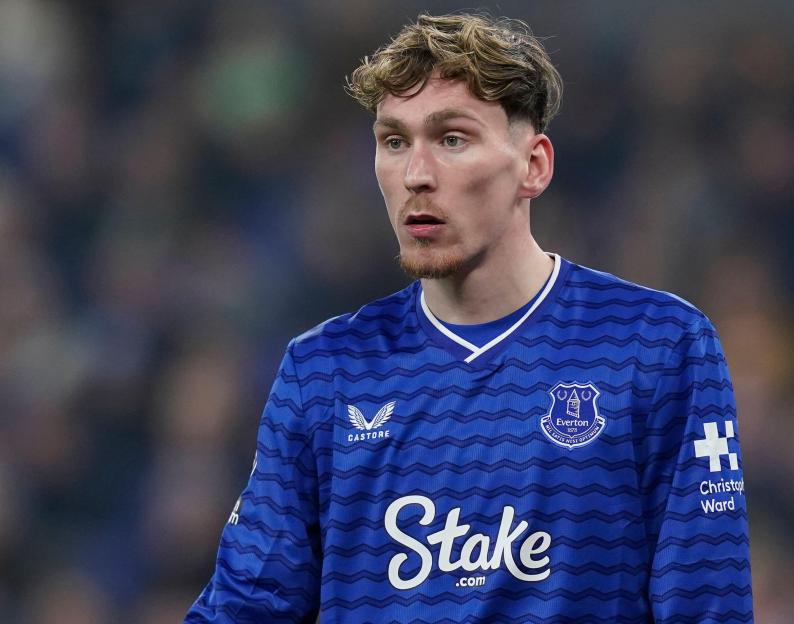 Liverpool, England, 21st March 2026. James Garner of Everton during the Everton vs Chelsea Premier League match at Hill Dickinson Stadium, Liverpool. Picture credit should read: Andrew Yates / Sportimage