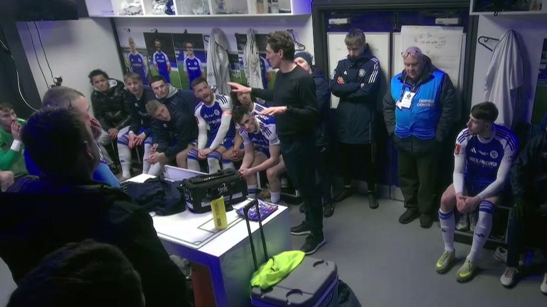 'Brentford's Keith Andrews Makes a Classy Entrance into Macclesfield's Dressing Room After FA Cup Dream Ends'