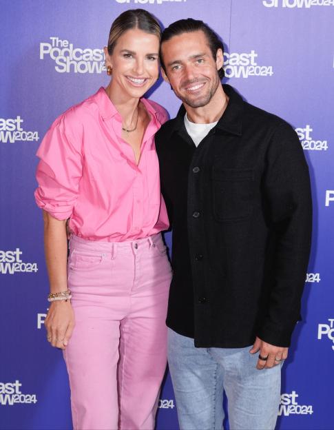 Vogue Williams and Spencer Matthews at The Podcast Show 2024.