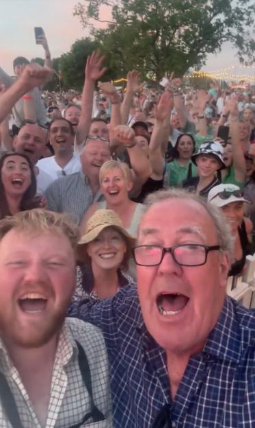 Jeremy Clarkson Celebrates with Fans as Hawkstone Farmers' Choir Reaches BGT Final!
