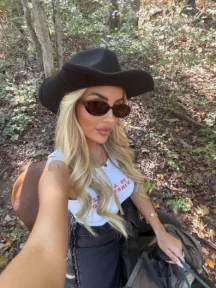 Cole Palmer’s girlfriend Olivia dresses as cowgirl as Chelsea Wag rides horse and shares snaps from ‘life on the ranch’
