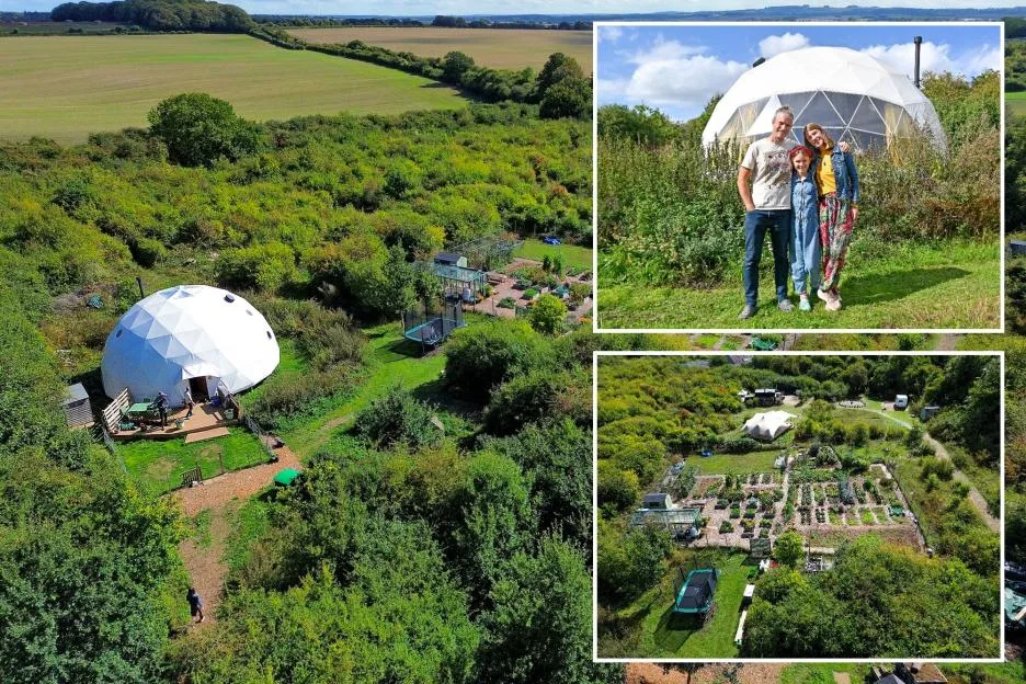 Ex-banker who quit city to be ‘forest person’ living in dome locked in row with angry neighbours over mushroom business
