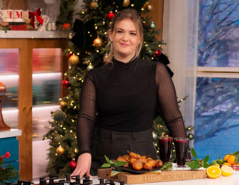 Poppy O'Toole on the 'This Morning' TV show.