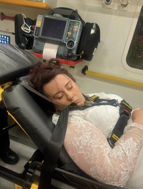 'Passed Out After My Wedding Shots: A Legendary Night with an Embarrassing Ambulance Pic!'