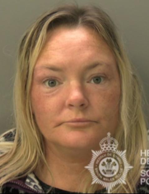 Mugshots of Leah Evans and Anthony Evans.