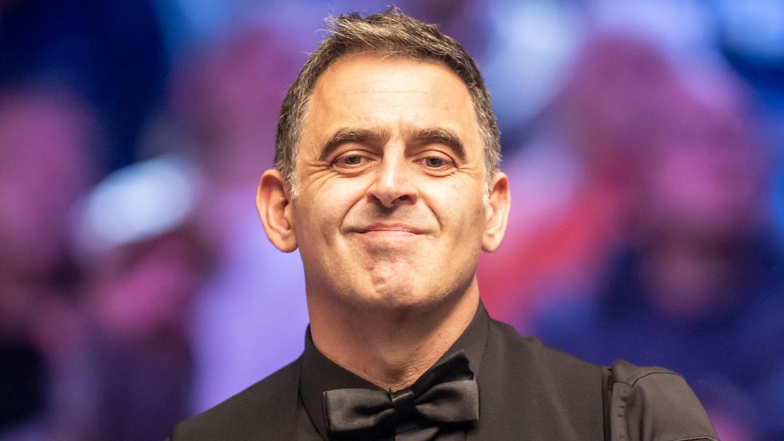 Ronnie O'Sullivan wearing a black tuxedo and bow tie.