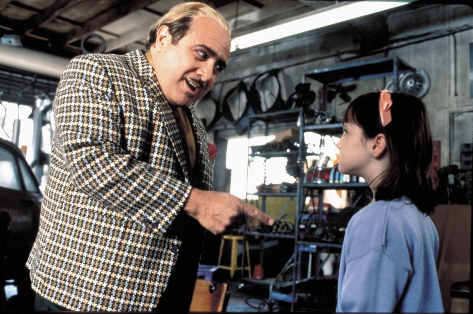 Original Film Title: MATILDA. English Title: MATILDA. Film Director: DANNY DEVITO. Year: 1996. Stars: DANNY DEVITO; MARA WILSON. Credit: TRISTAR PICTURES / Album