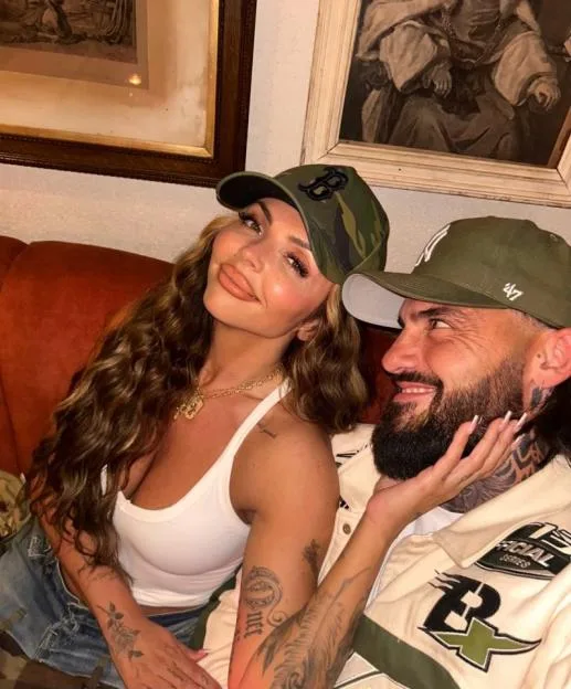 Jesy Nelson can’t keep her hands off new boyfriend Ben as she shares loved up snaps from date night