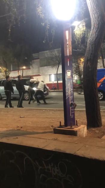 VIDEO: Rival mariachi musicians brawl in street