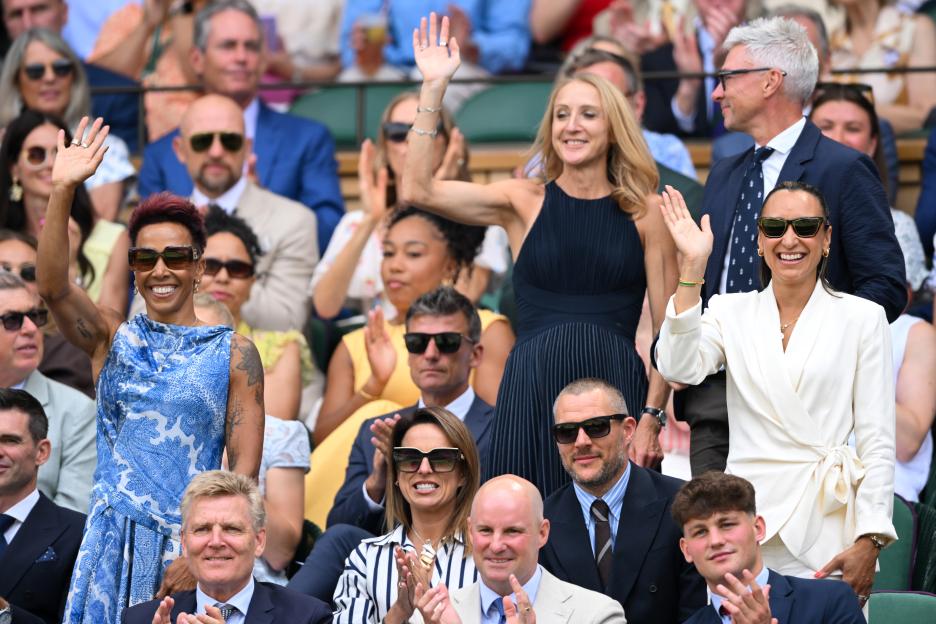 Celebrities Attend The Championships Wimbledon 2026 - Day 7