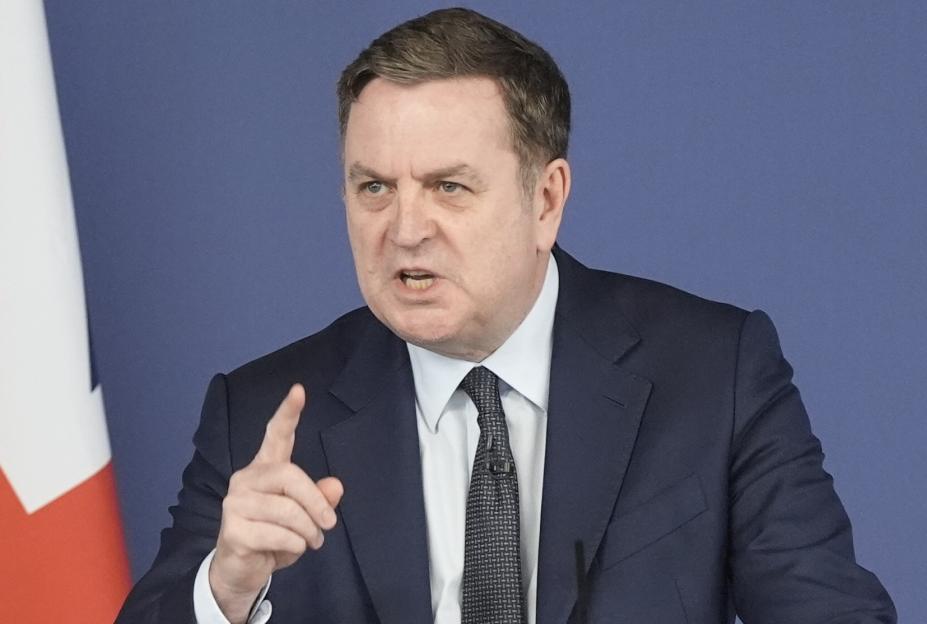 Shadow Chancellor Sir Mel Stride speaking at the Conservative Party Spring Conference.