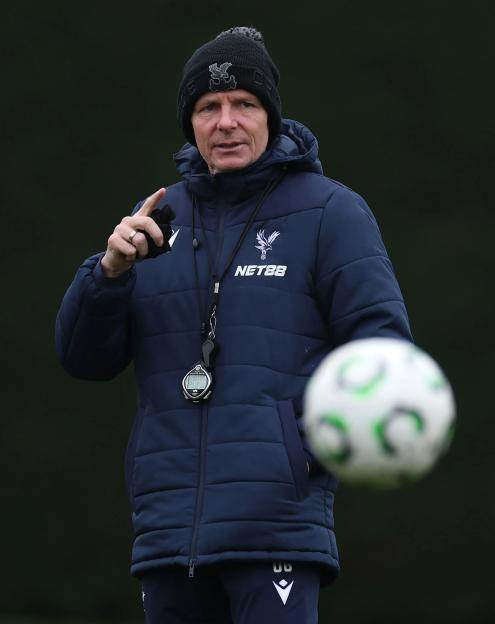 Crystal Palace FC Training Session And Press Conference - UEFA Conference League 2025/26 League Phase MD6