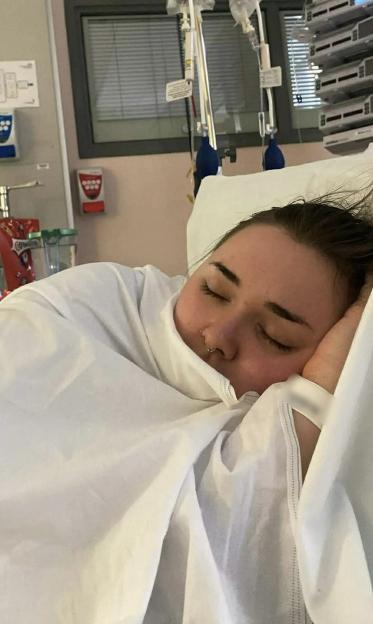 Father performing CPR