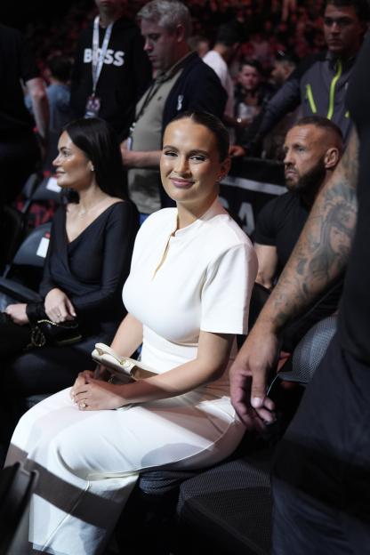 Molly-Mae Hague watching on at AO Arena.