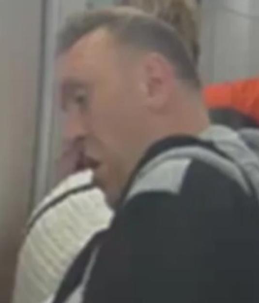 Collage of three images of a man in a gray hooded sweatshirt, black and white jacket, and a black Adidas bag.