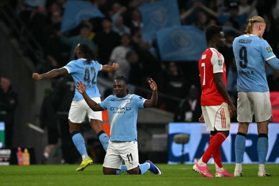 Man City Player Ratings: Haaland Silenced in Carabao Cup Victory, While Nunes Shines on the Flanks Against Arsenal