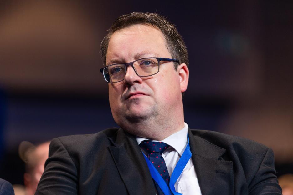 Mike Wood, MP for Kingswinford and South Staffordshire, at the Conservative party Conference.