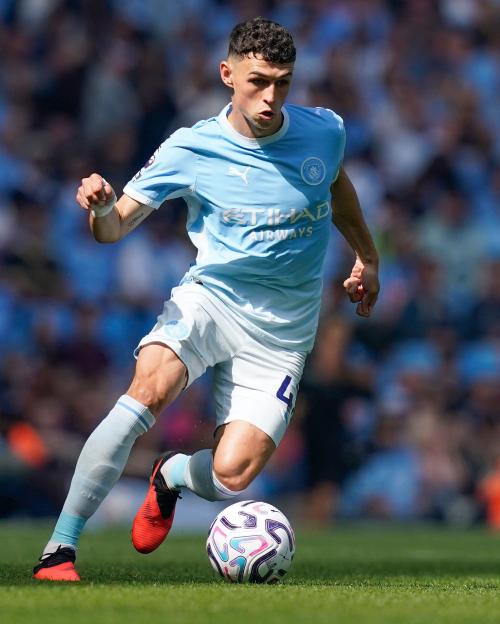 Manchester, UK. 23rd Aug, 2026. Phil Foden of Manchester City during the Manchester City vs AFC Bournemouth Premier League match at the Etihad Stadium, Manchester. Picture credit should read: Andrew Yates/Sportimage Credit: Sportimage Ltd/Alamy Live