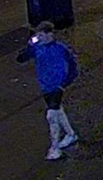 Surveillance image of Fintan, a missing student.