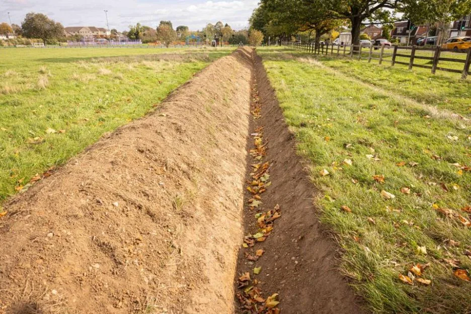 Medieval-style trenches dug around parks in desperate bid to stop ‘whack-a-mole’ travellers invading city