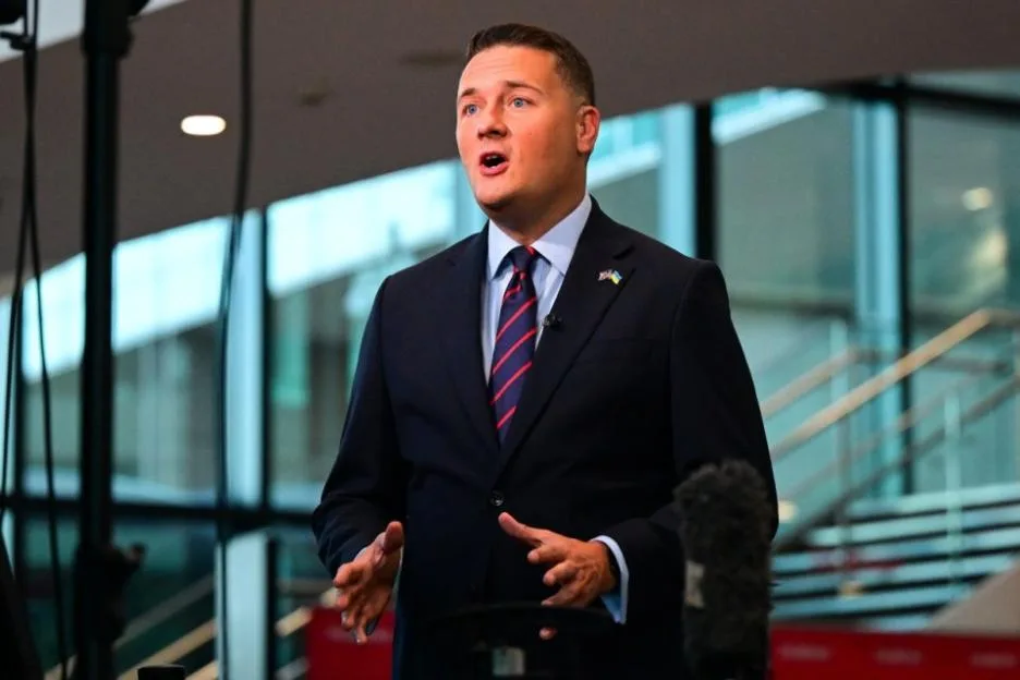 Shadow Cabinet Member Wes Streeting speaking at the Labour Party Annual Conference.