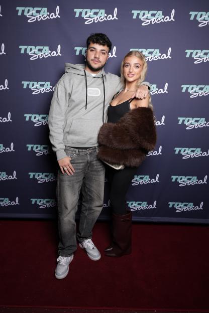 Junior Andre and Princess Andre attending Toca Social - Press night.